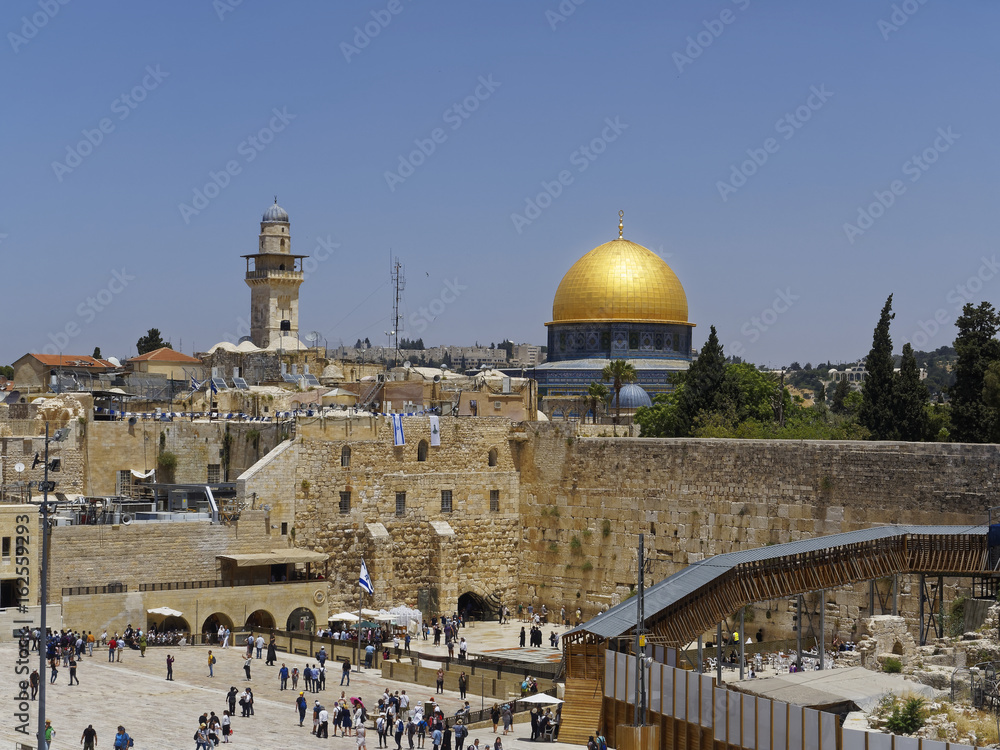 The View of Jerusalem Old City 