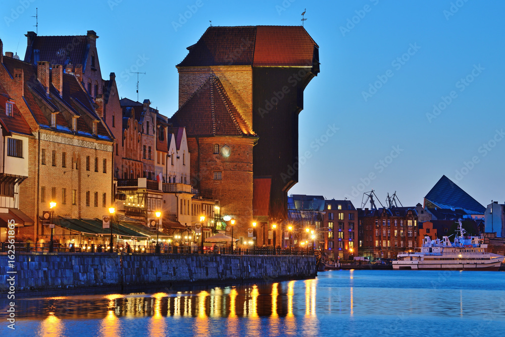 Naklejka premium Old town of Gdansk.