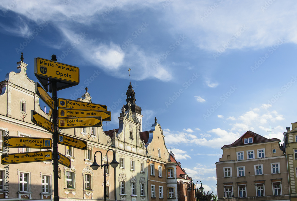Old town. Opole, Poland.