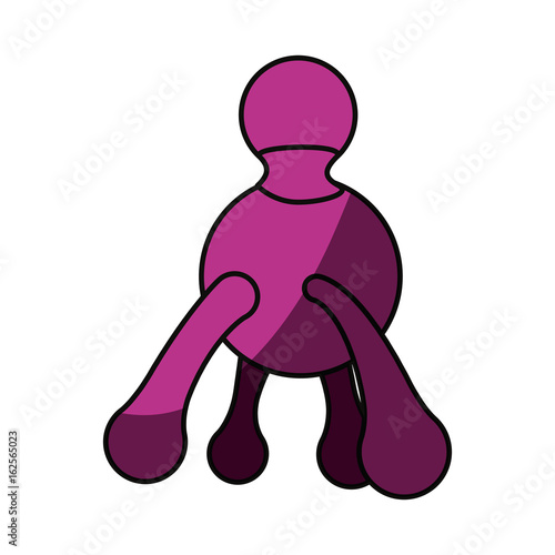 Body massager cartoon