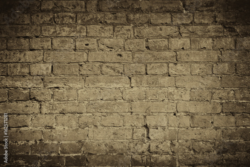 Old brick wall background.