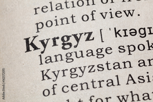 definition of Kyrgyz