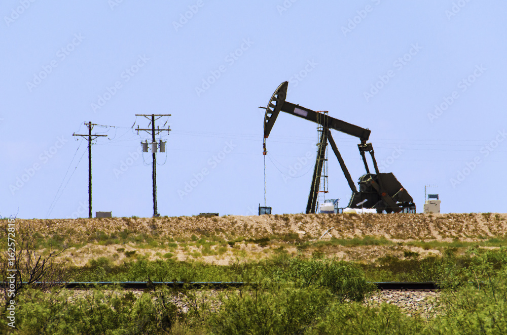 Pumpjack on Oilfields in prairies of Texas. Pumpjack on Oilfields in prairies of Texas.