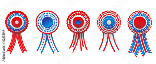 Holiday badge set