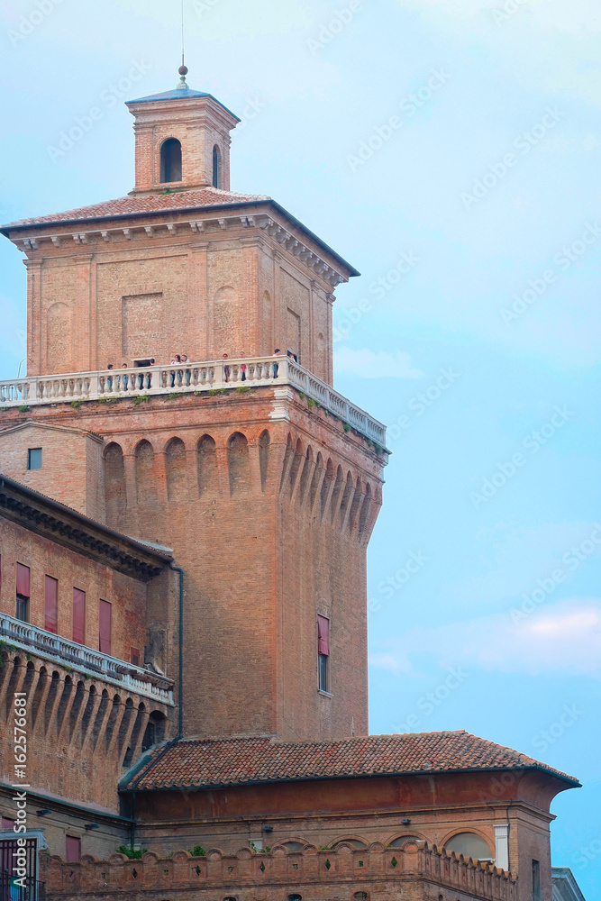 PADOVA, ITALY - May, 24, 2017: close up tower in a center of Padova, Italy