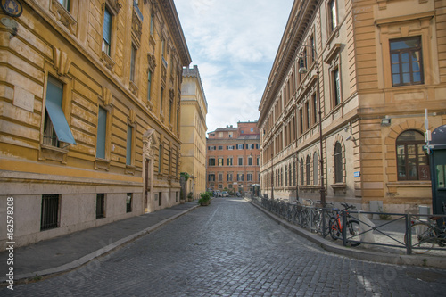 Cozy street in Rome  Italy