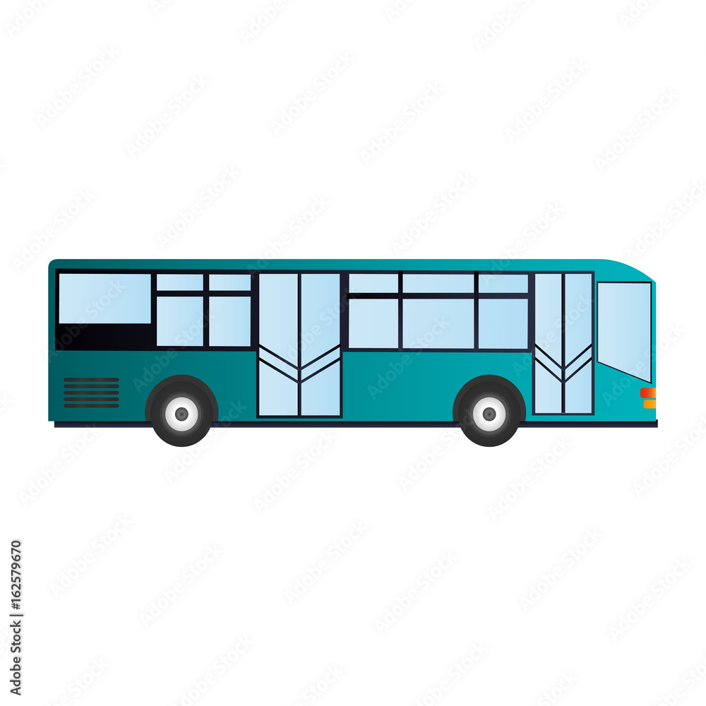 public transportation bus icon image