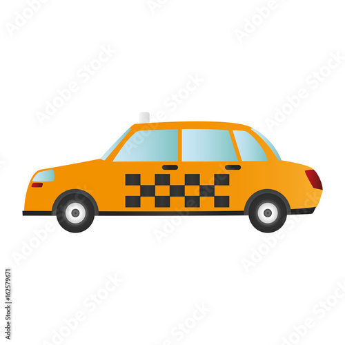 taxi or cab sideview icon image