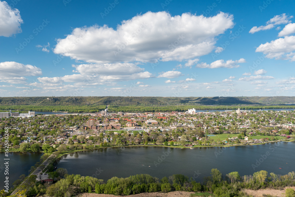 View of Winona, Minnesota