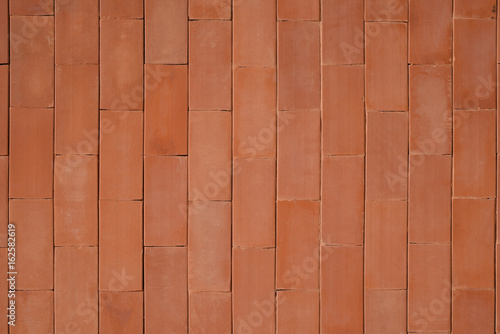 Orange vintage brick wall