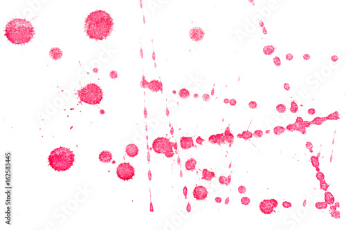 Fototapeta Naklejka Na Ścianę i Meble -  Abstract red ink splash