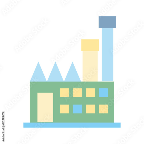industrial factory to contamination of environment and ecology