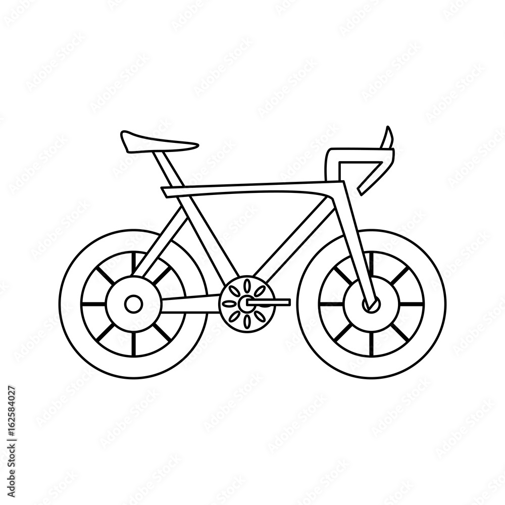 Bicycle vehicle isolated Bicycle vehicle isolated