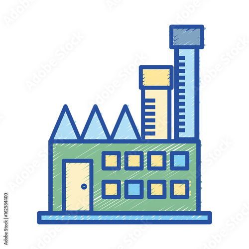 industrial factory to contamination of environment and ecology