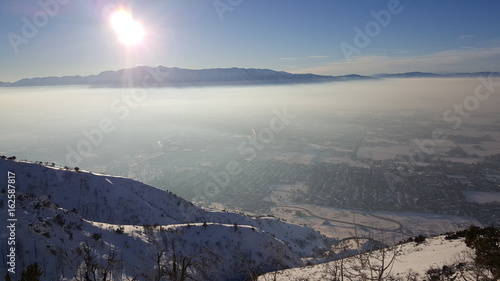above the clouds