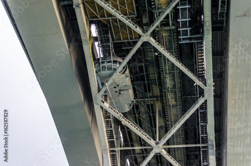 Photography Under Harbor Bridge in Auckland, New Zealand.