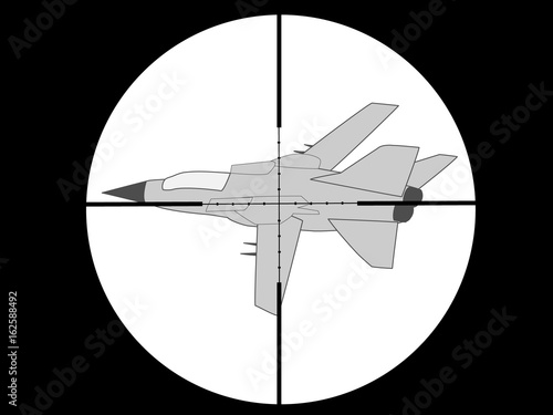 戦闘機を撃つ