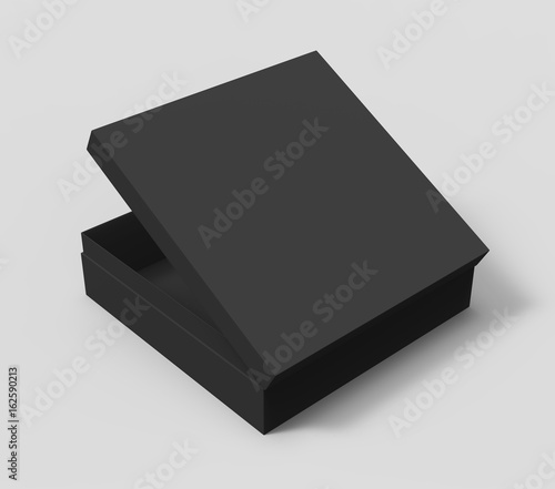 black blank box