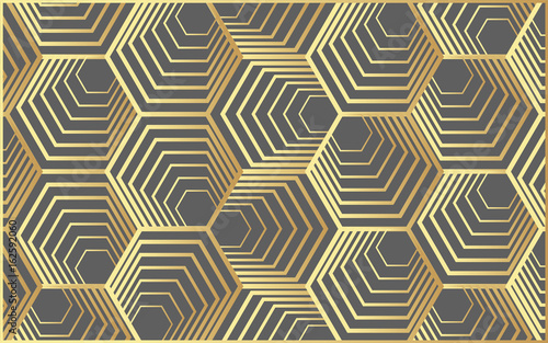 Vector modern geometry pattern hexagon, abstract geometric background, trendy print, monochrome retro texture, hipster fashion design