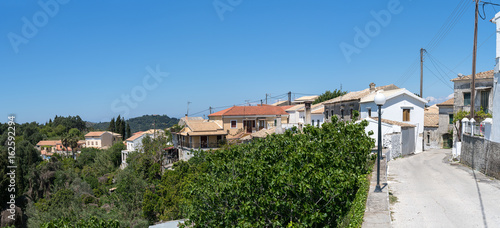 Rachtades village in Corfu