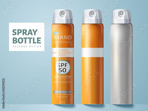 spray bottle package design