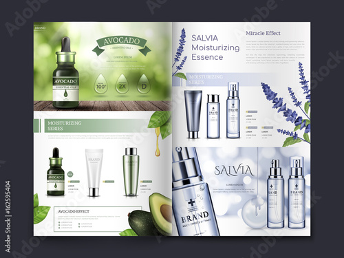 cosmetic brochure design
