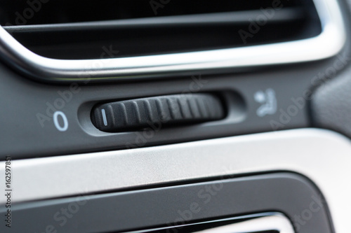 Climate control unit in the new car © fotofabrika