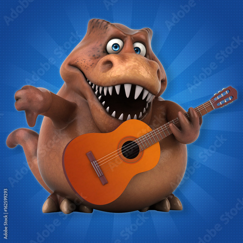 Fun Trex - 3D Illustration