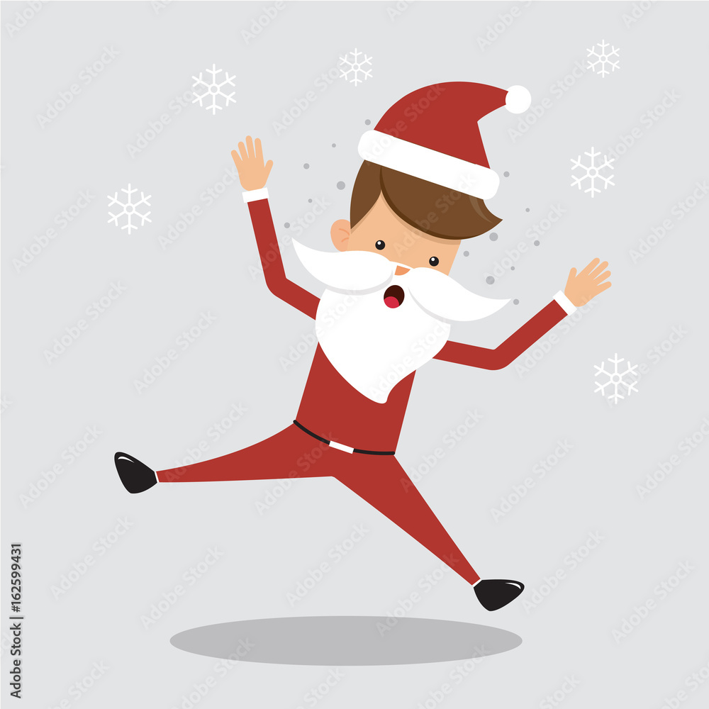 Happy Christmas Santa Claus. Concept Merry Christmas Vector Illustration Flat Style. Happy Christmas Santa Claus. Concept Merry Christmas Vector Illustration Flat Style.