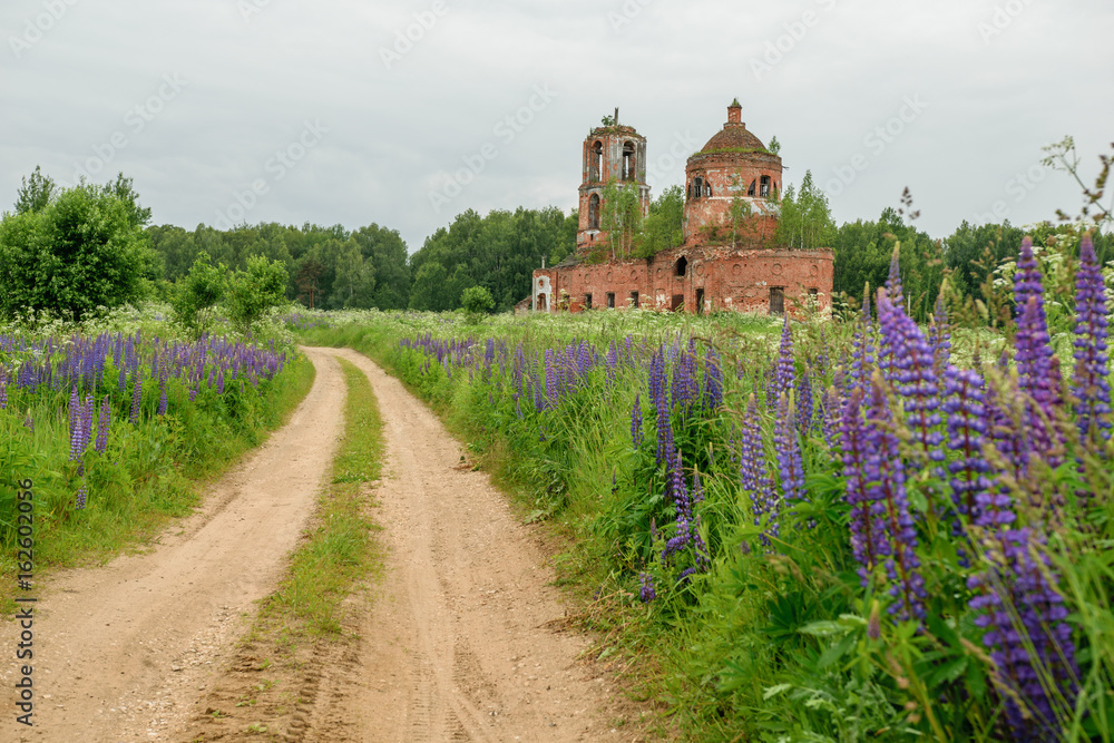 Abandoned church in Vladimir Region, Russia