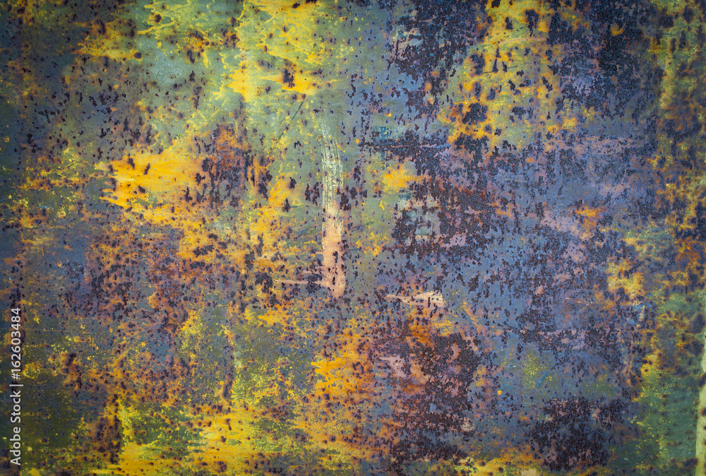 Rusty steel wall background Rusty steel wall background