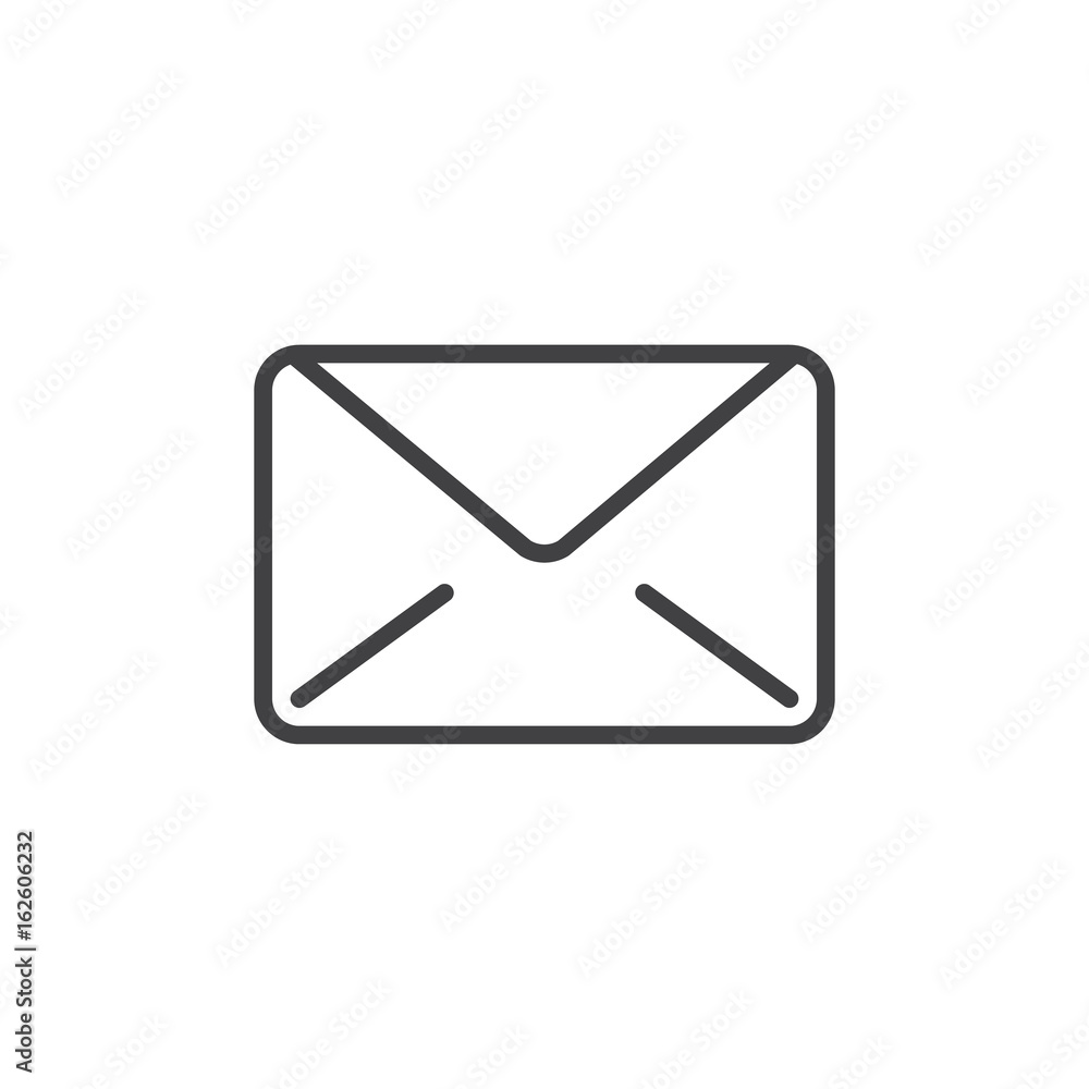 Email, message line icon, outline vector sign, linear style pictogram isolated on white. Envelope symbol, logo illustration. Editable stroke. Pixel perfect graphics Email, message line icon, outline vector sign, linear style pictogram isolated on white. Envelope symbol, logo illustration. Editable stroke. Pixel perfect graphics