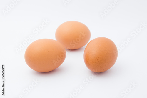 Three Eggs Isolated