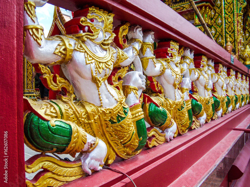 Thai Stucco in Temple