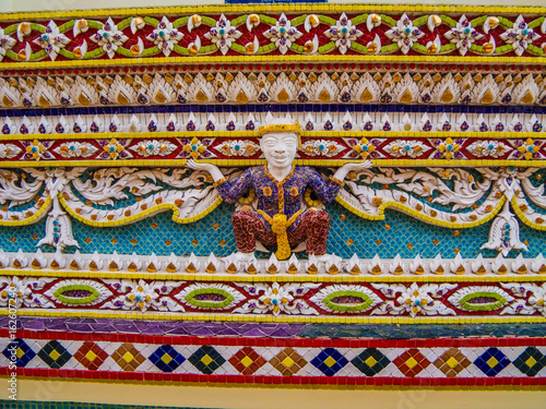 Thai Stucco in Temple