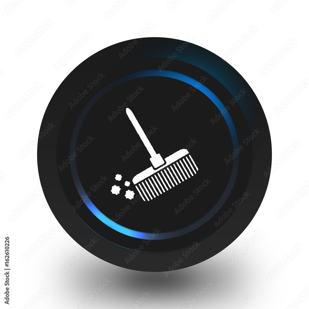 Broom icon. Broom icon.