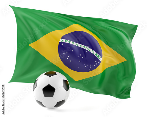 Ball and flag