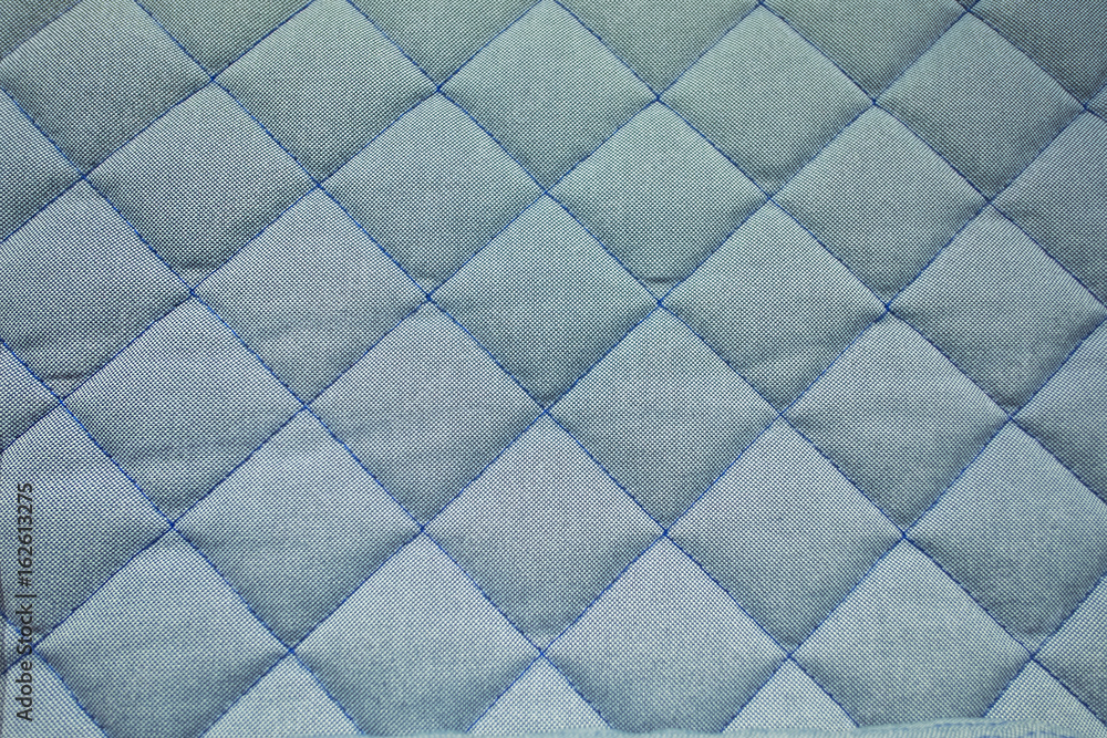 Close up textures of blue mattress. Close up textures of blue mattress.