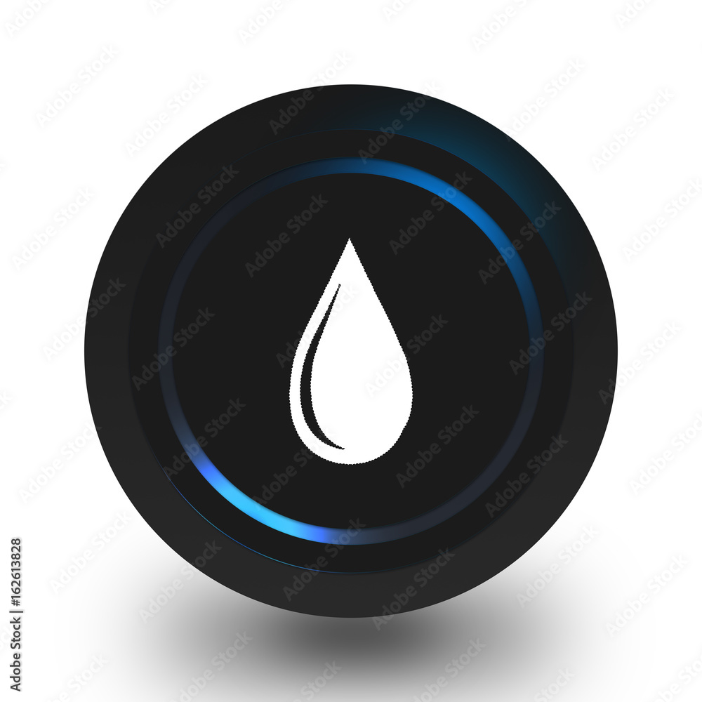 Water drop icon. Water drop icon.