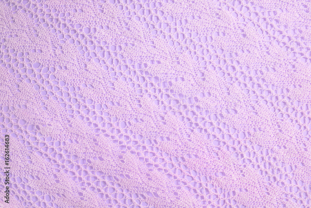 White Lace Vintage on Purple Background