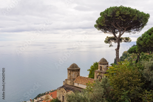 View from the garden of Villa Rufolo in Ravello - Amalfi Coast, Campania, Italy