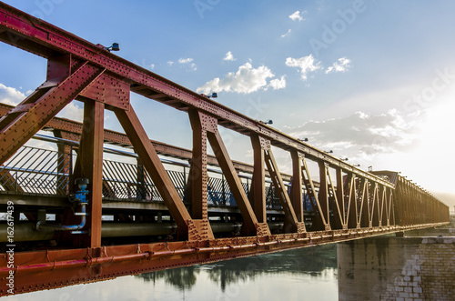 Old rail bridge over Ebro, Tortosa Spain © sunlight19