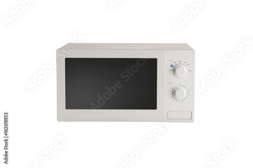 one microwave oven on a white background