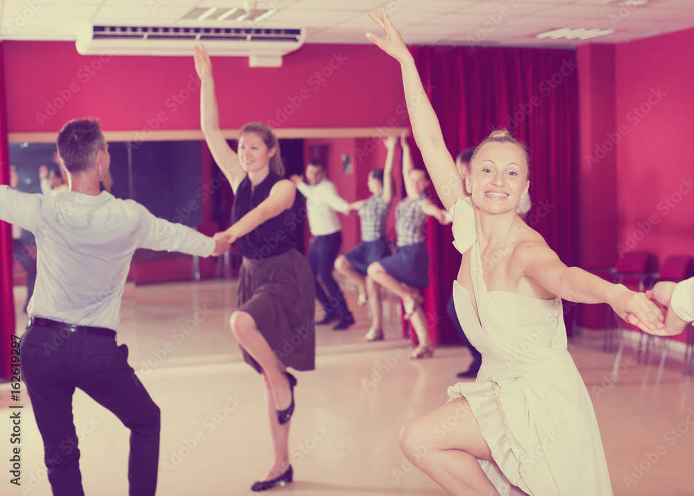 Fototapeta premium People dancing rock-and-roll
