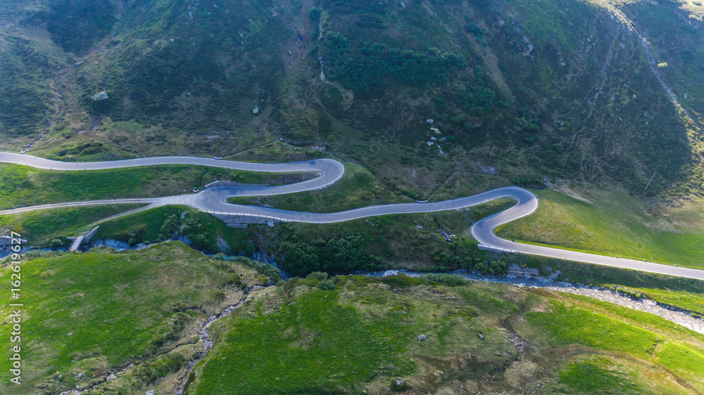 Road on San Bernardino pass