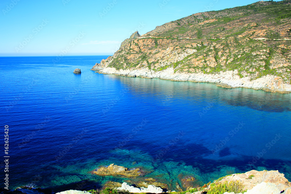Beautiful seaside on Corsica Island, France