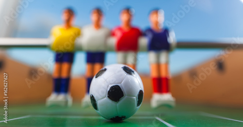 foosball table soccer . football players sport teame