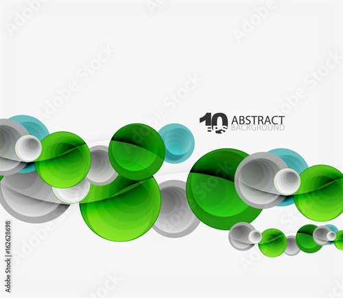 Circle vector background