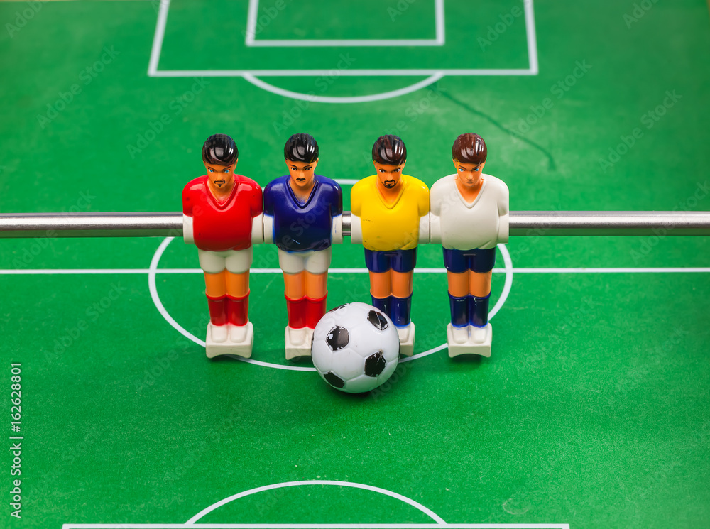 foosball table soccer . football players sport teame foosball table soccer . football players sport teame