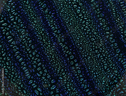 Canvastavla Blue-green dichroic texture